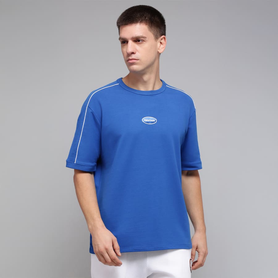 Reebok Men T Shirt - Blue