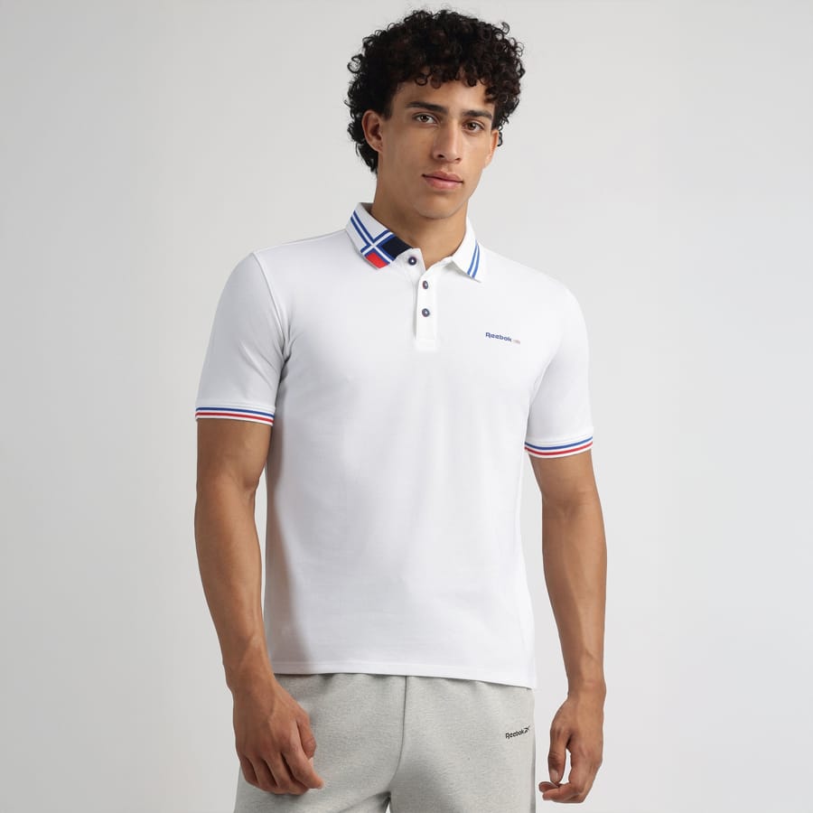 Reebok Men Polo Shirt - White