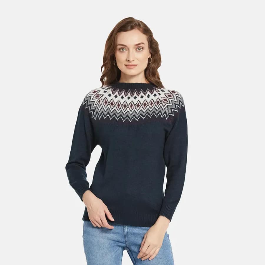 Women Printed Pullover