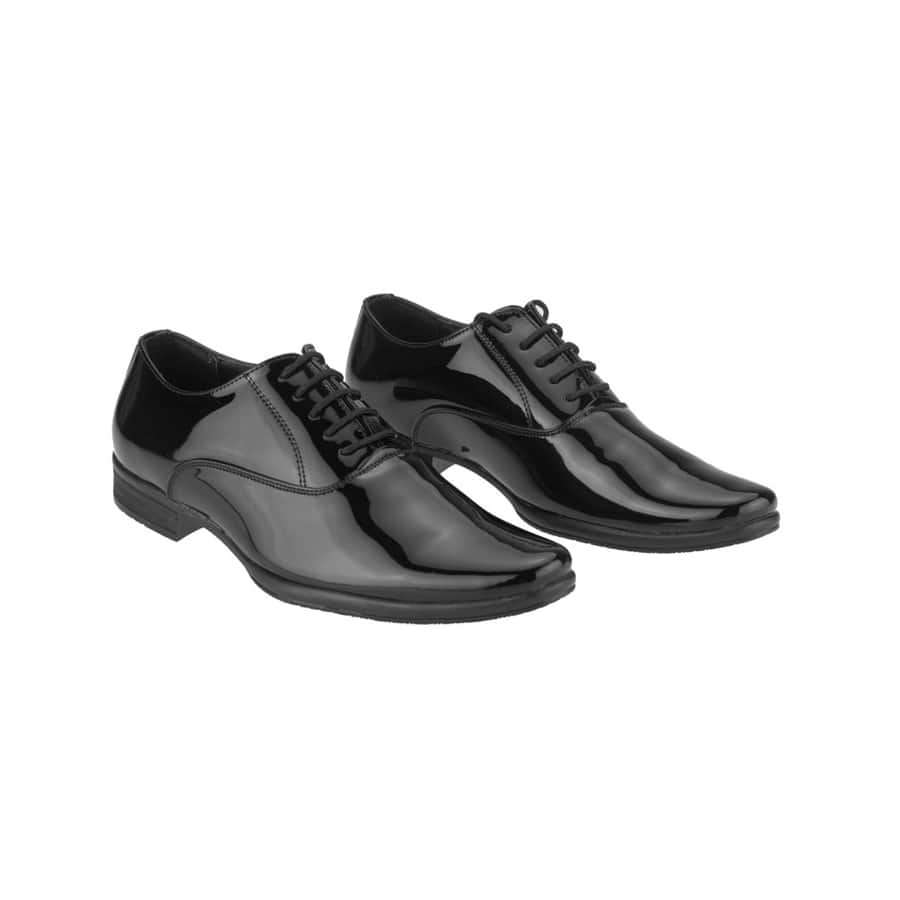 Balujas Men Black Micro Shoes