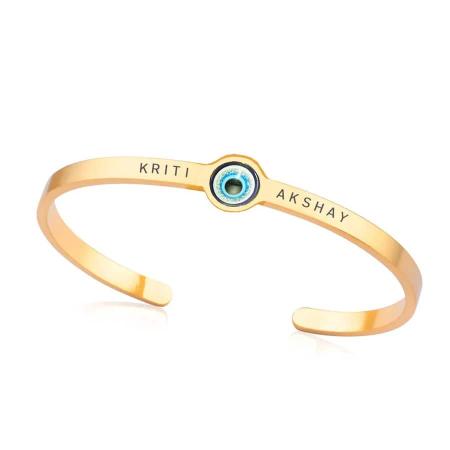 Personalised Evil Eye Bracelet