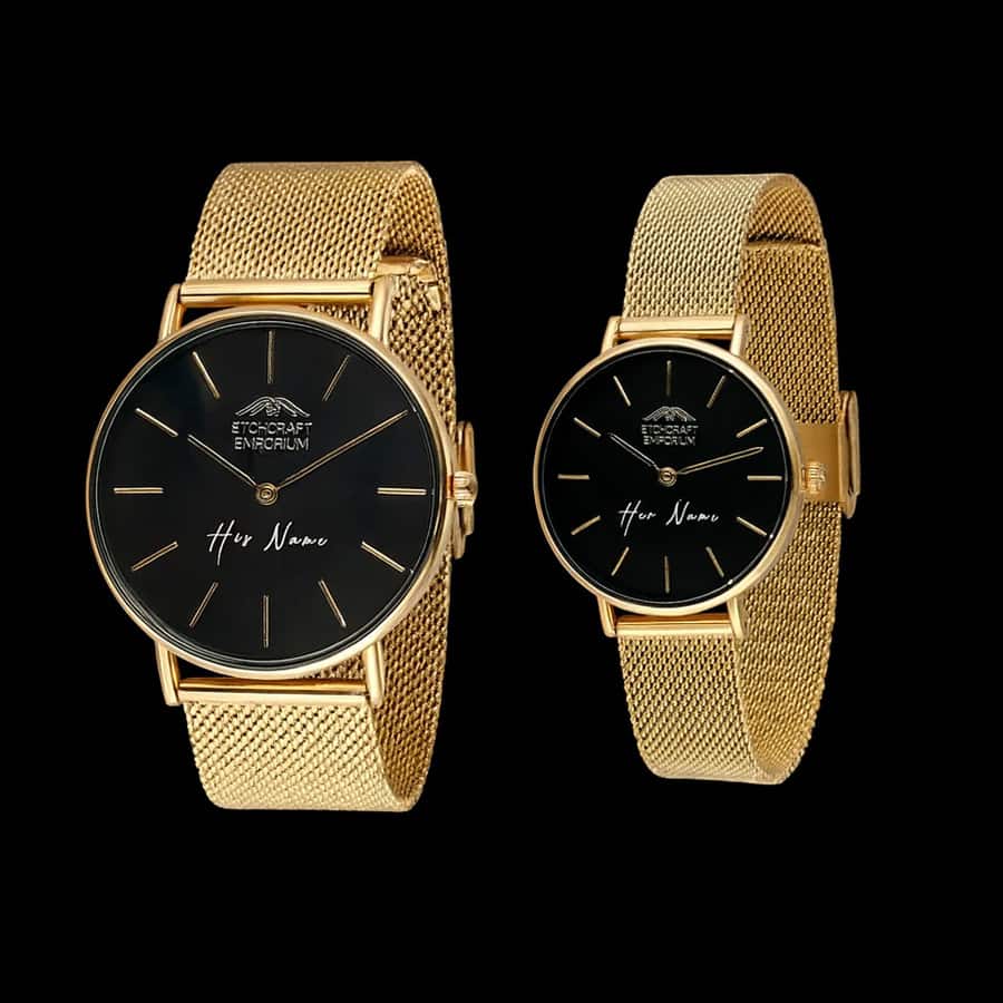 Personalised Classic Couple Watches