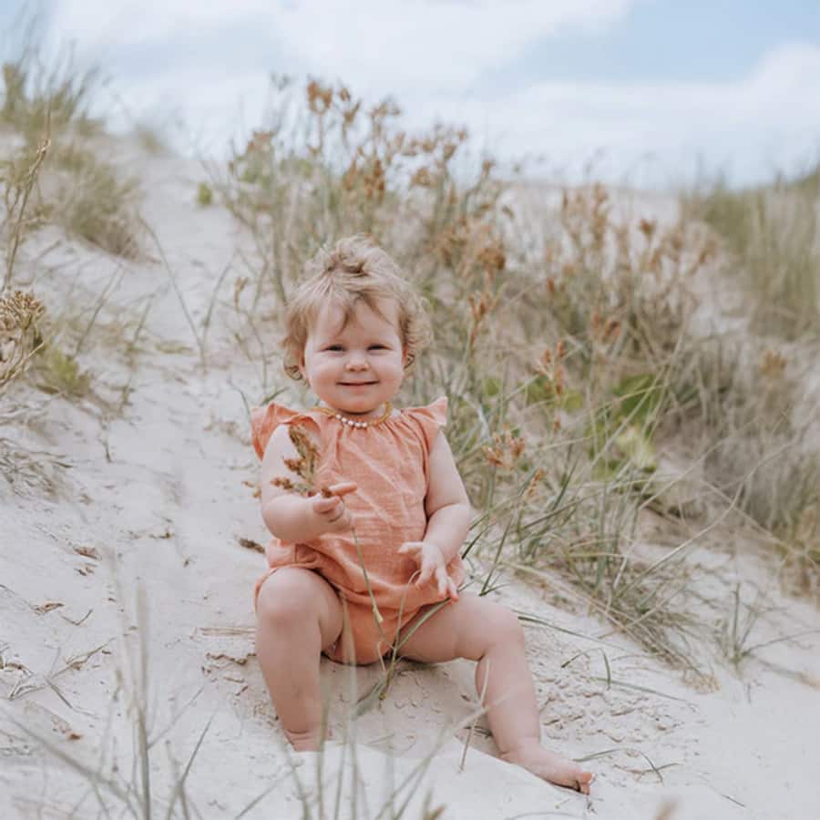 Scout Romper - Textured Rosé
