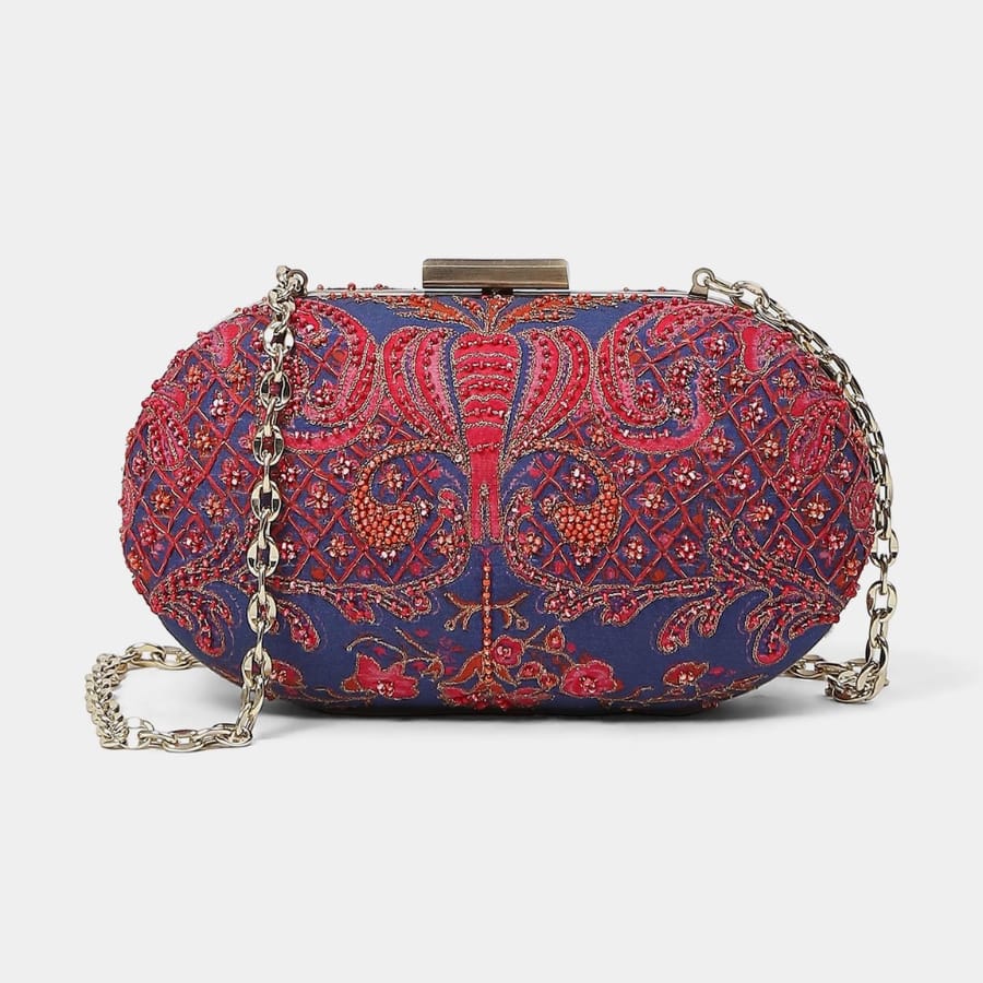 Blue Fuchsia Zuri Clutch