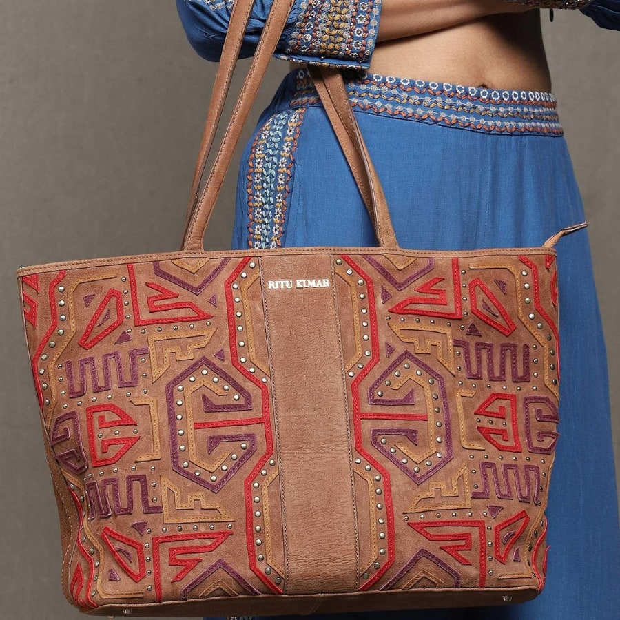 Tan Imaan Tote Bag