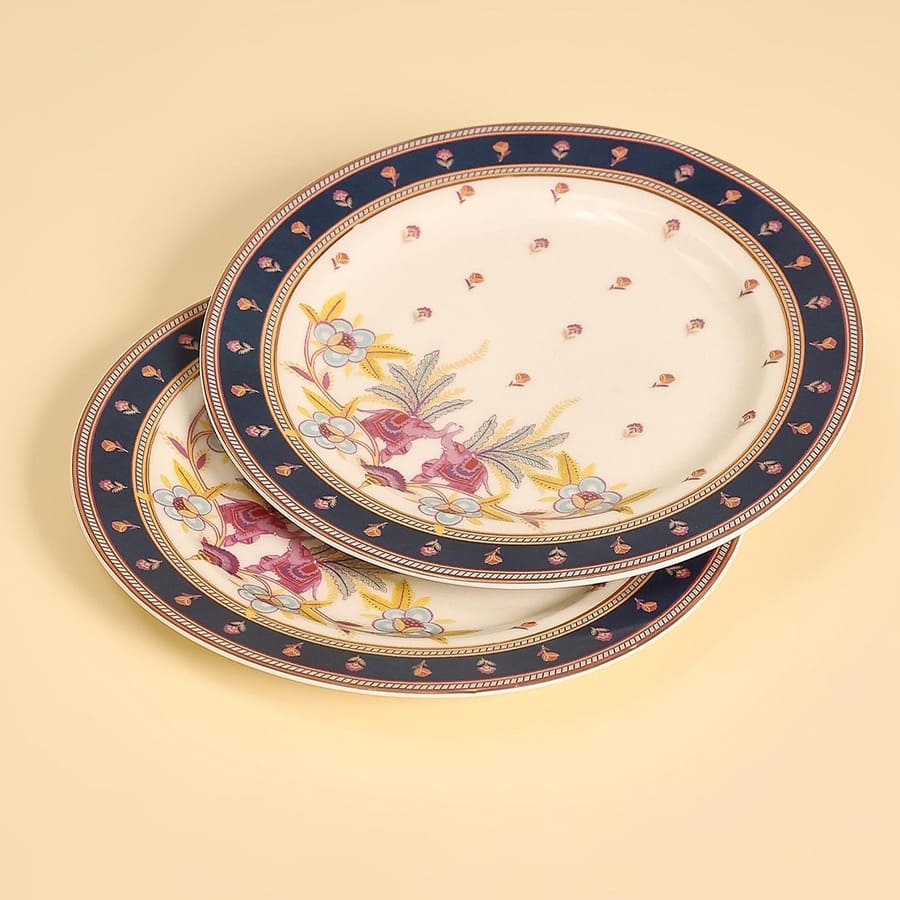 Navy Fantasia Side Plate