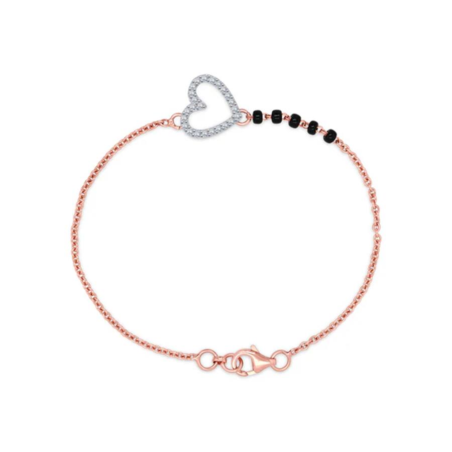 Serenity Affair Diamond Mangalsutra Bracelet