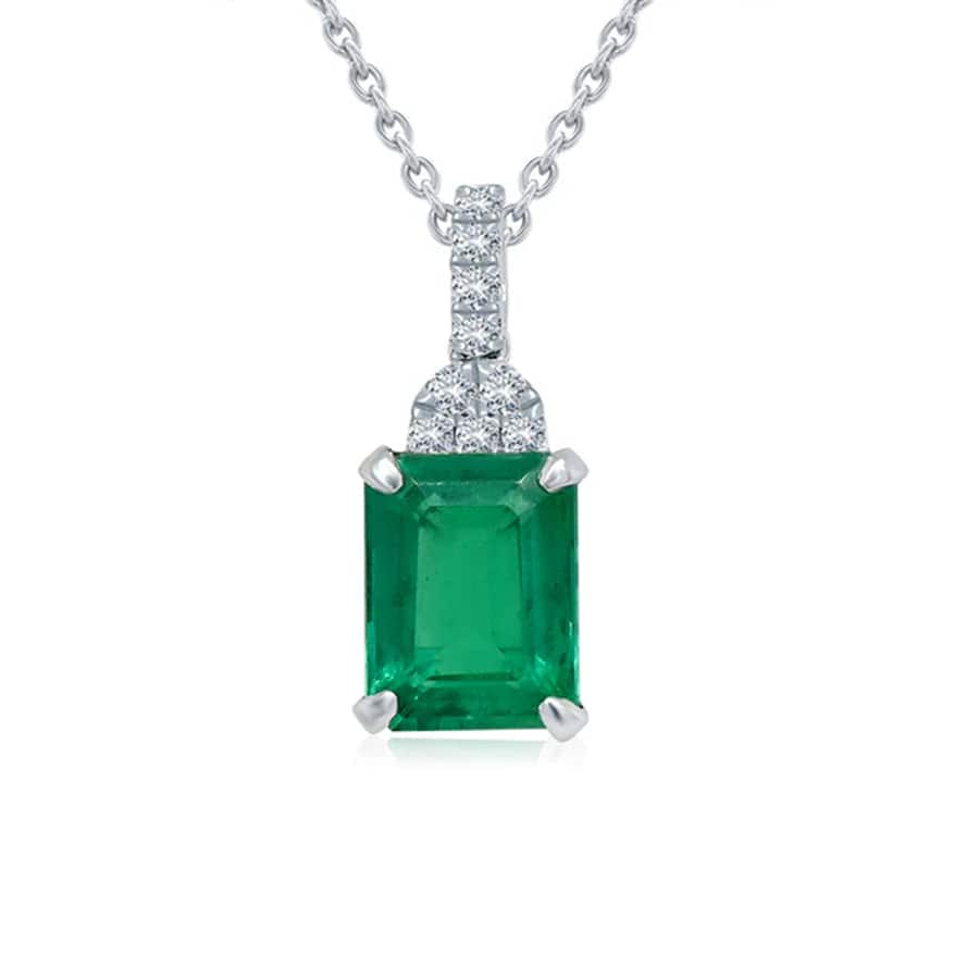 The Emerald Diamond Pendant