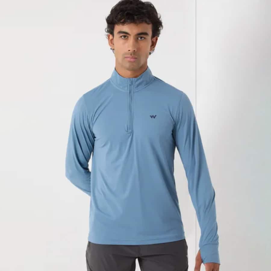Men Full Sleeve TECH T-Shirt-Teal