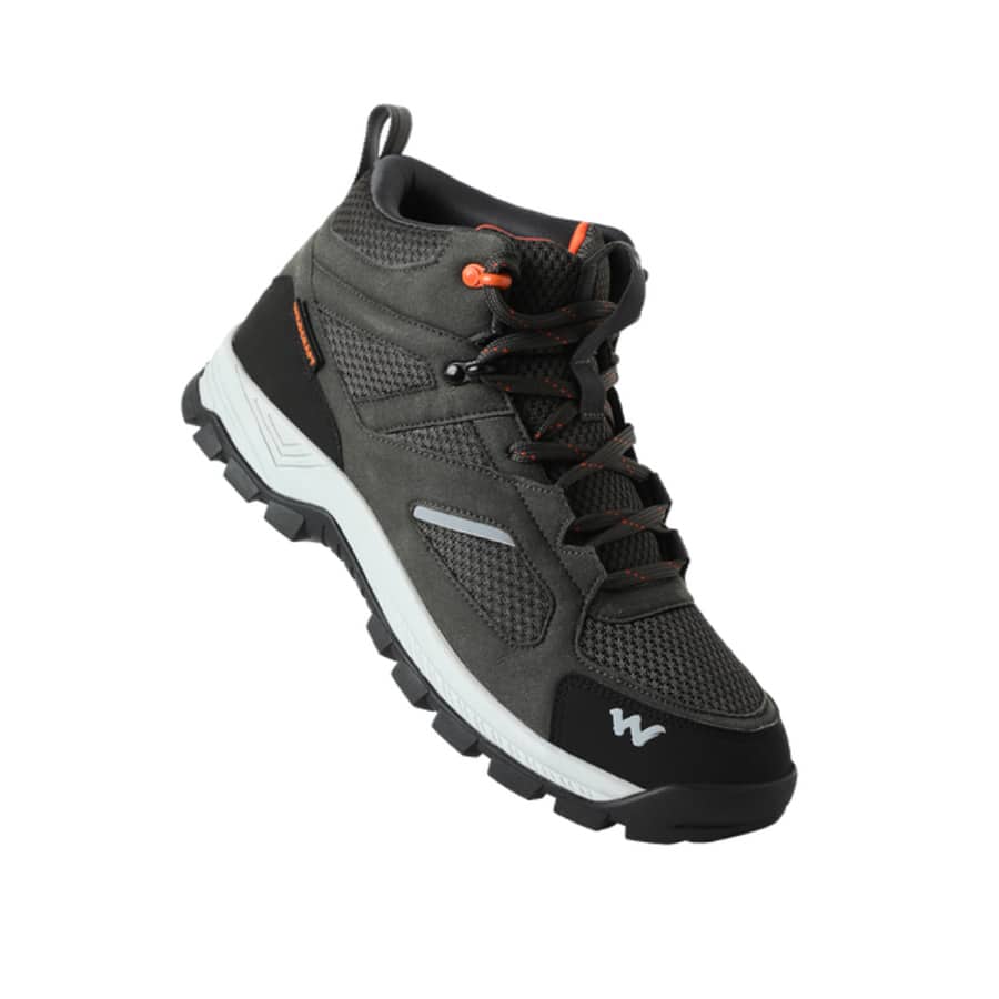 Men HYPAGRIP Sphere Boot Low Ankle Lace Up Outdoor Shoes - Grey