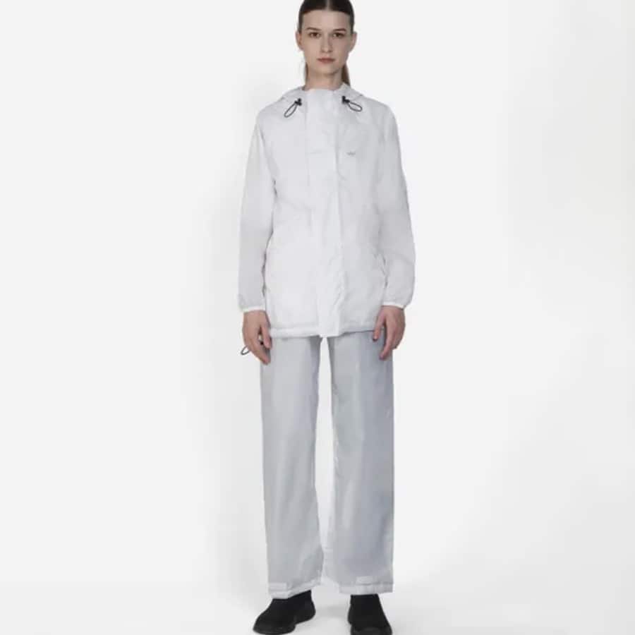 Women Rain Cheater Suit White
