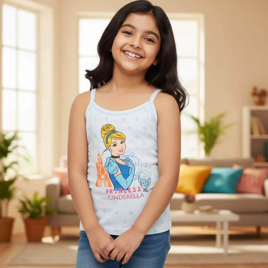 Bodycare Princess Girls Cotton Vest