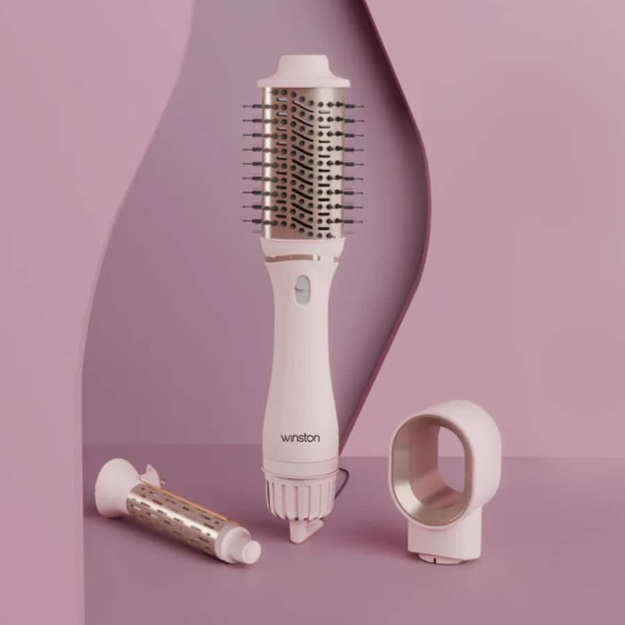 Winston 3 in 1 Hair Blow Brush | Dry, Curl & Volumize with Adjustable Heat
