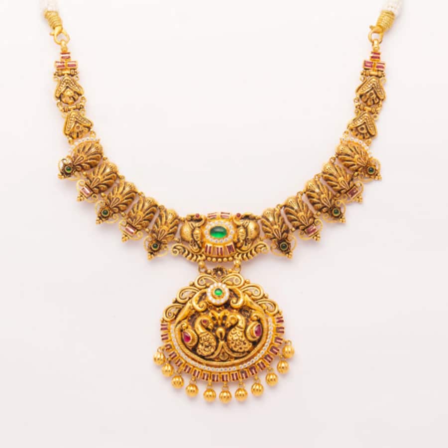 Royal Antique Gold Necklace