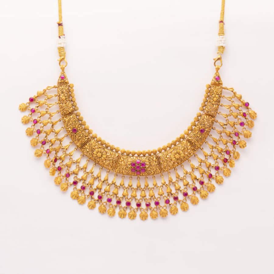 Intricate Royal Gold Necklace