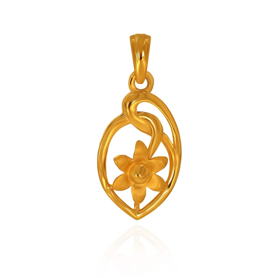 Blossom Loop Gold Pendant