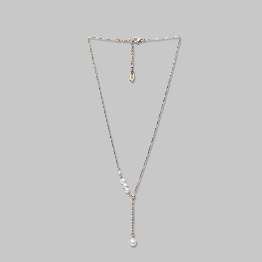 "Gold Plated And Latest White Pearl Design Lightwei... "