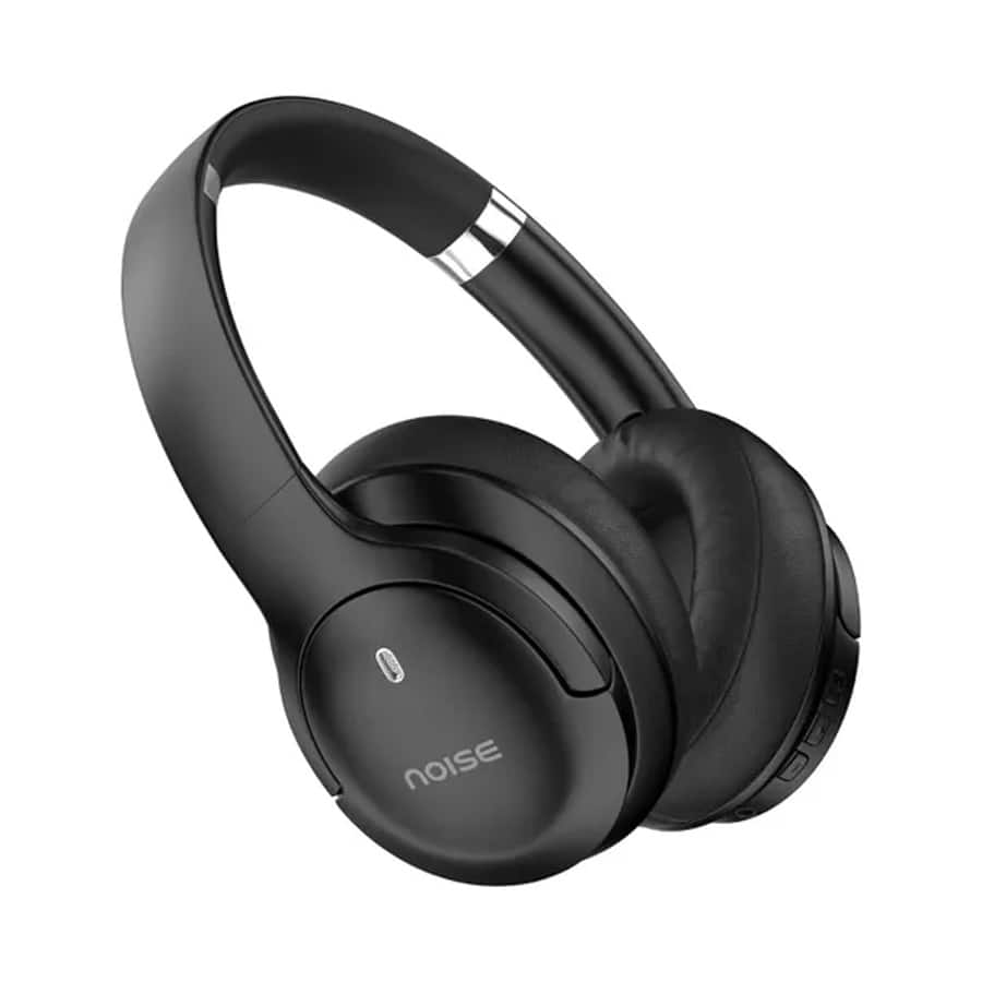 Noise Airwave Max 4 Wireless Over-Ear Headphones with Up To 70 hours of playtime, Dual Pairing, Low Latency, Carbon Black