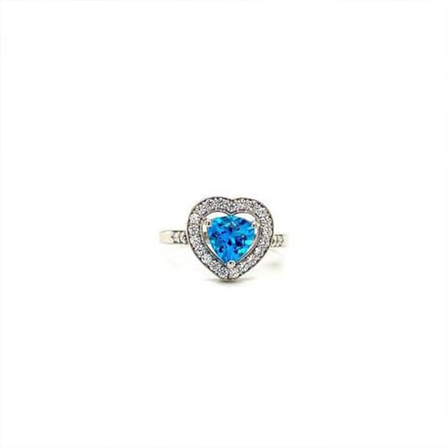 Ava Blue Topaz Ring