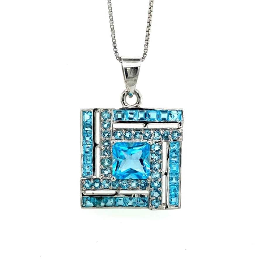 Emma Blue Topaz Pendant
