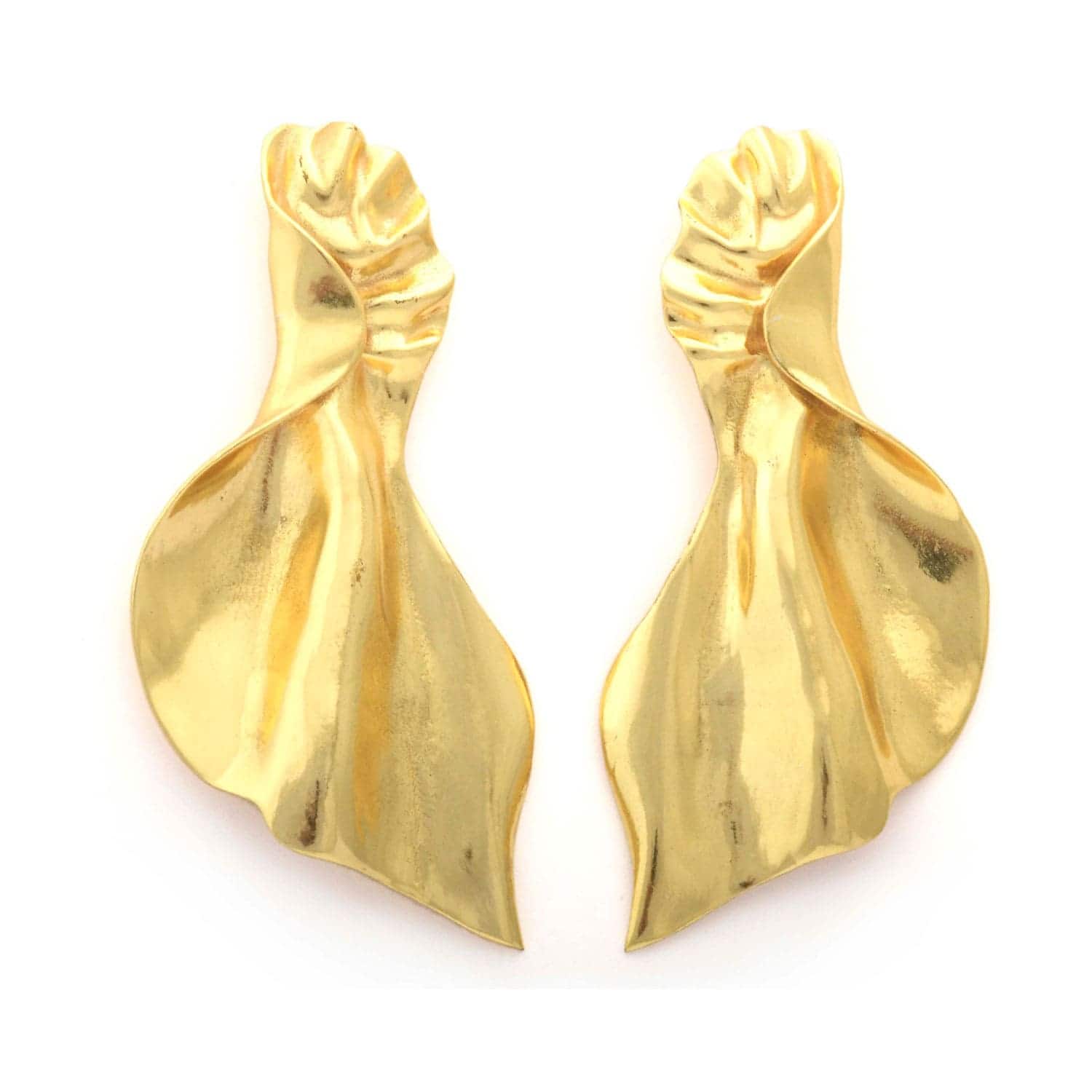 Amanda Gold Plated Brass Earrings