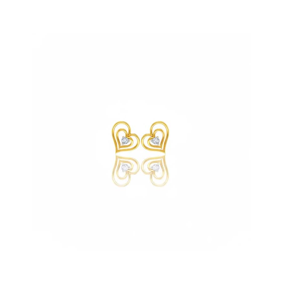Mandala Diamond Stud Earrings