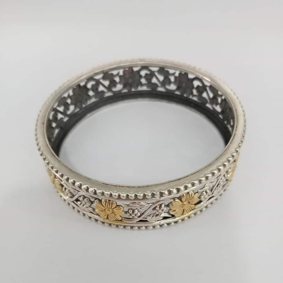 Silver Handcrafted Gold Pla...