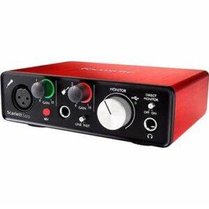 Focusrite Scarlett SOLO Third Genration 2-In,2-Out...