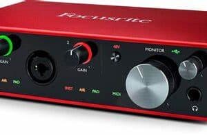Focusrite Scalett 4i4 Third-Generation 4-in,4 Out ...