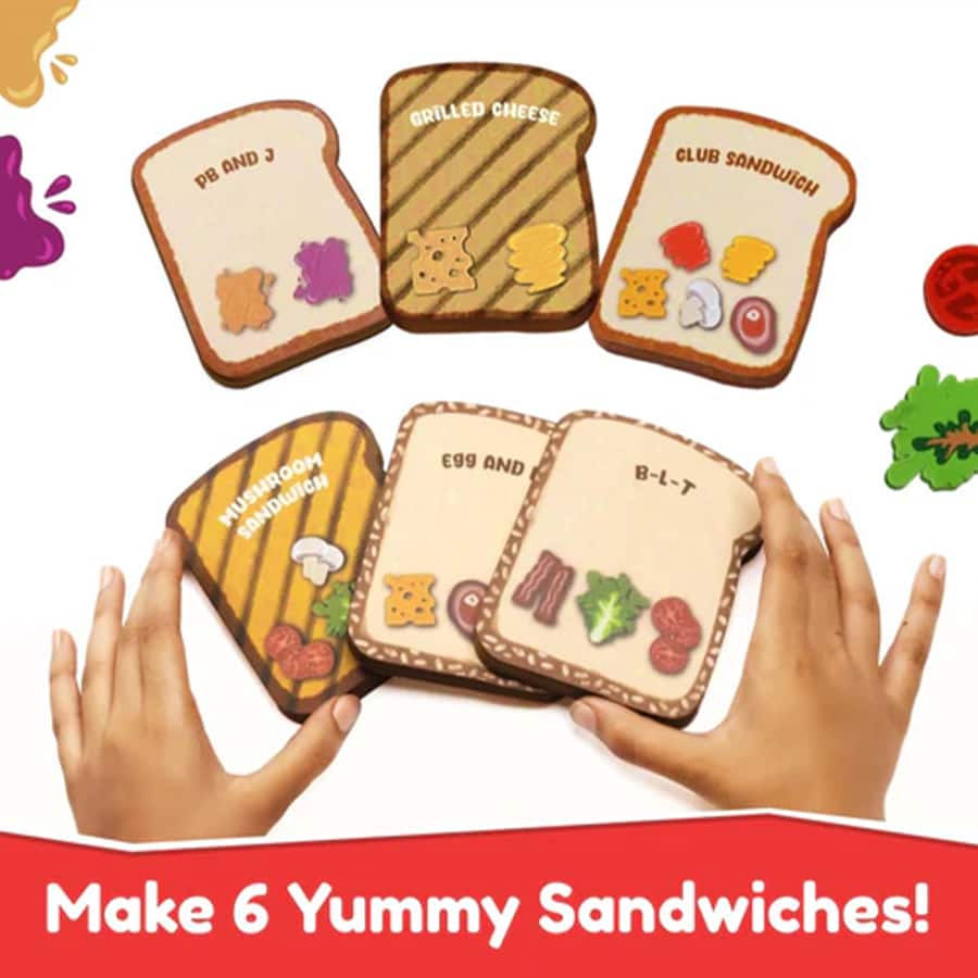 Bloomingo Pretend Play KitSix Sneaky Sandwiches-