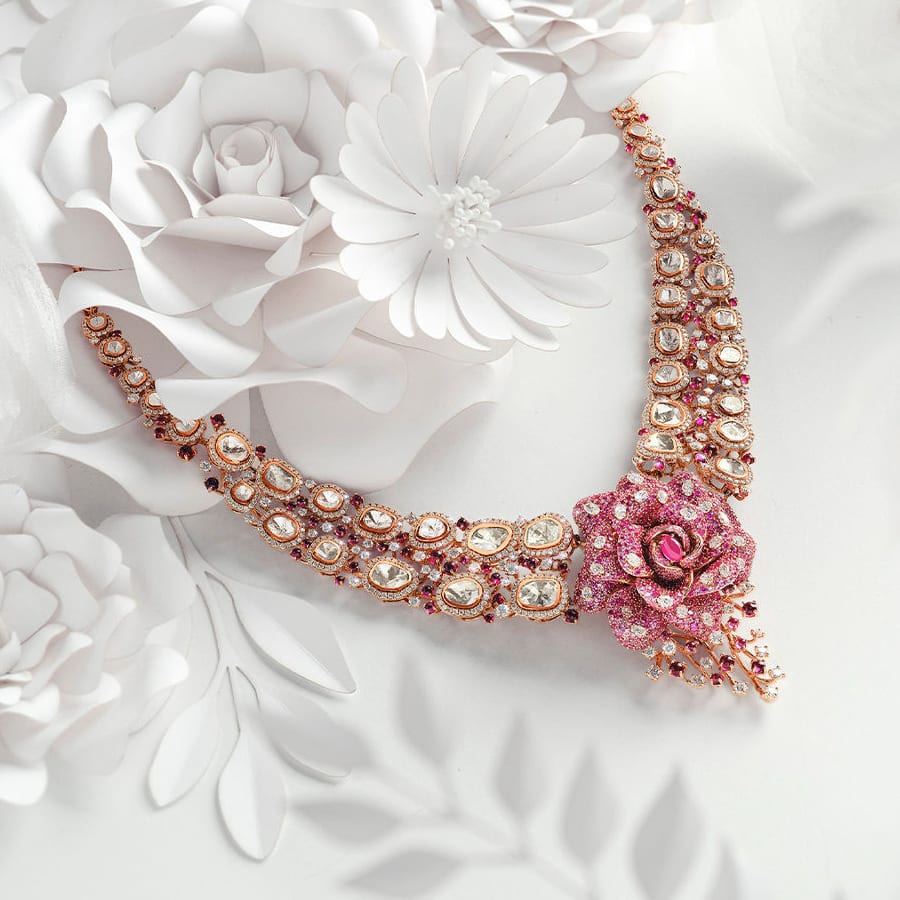Gulposh Polki Necklace