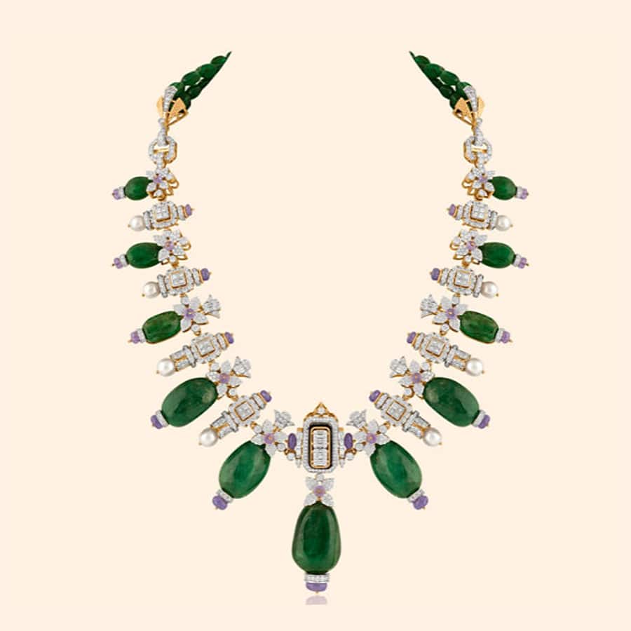 Aurora Glow Diamond Necklace