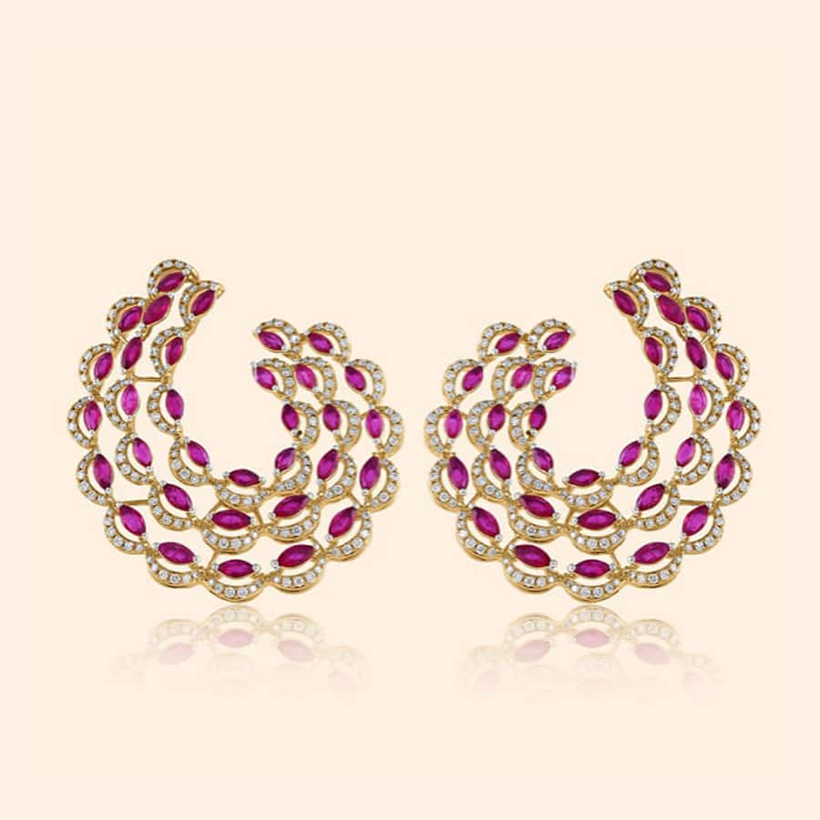 Avisa Diamond Hoop Earrings