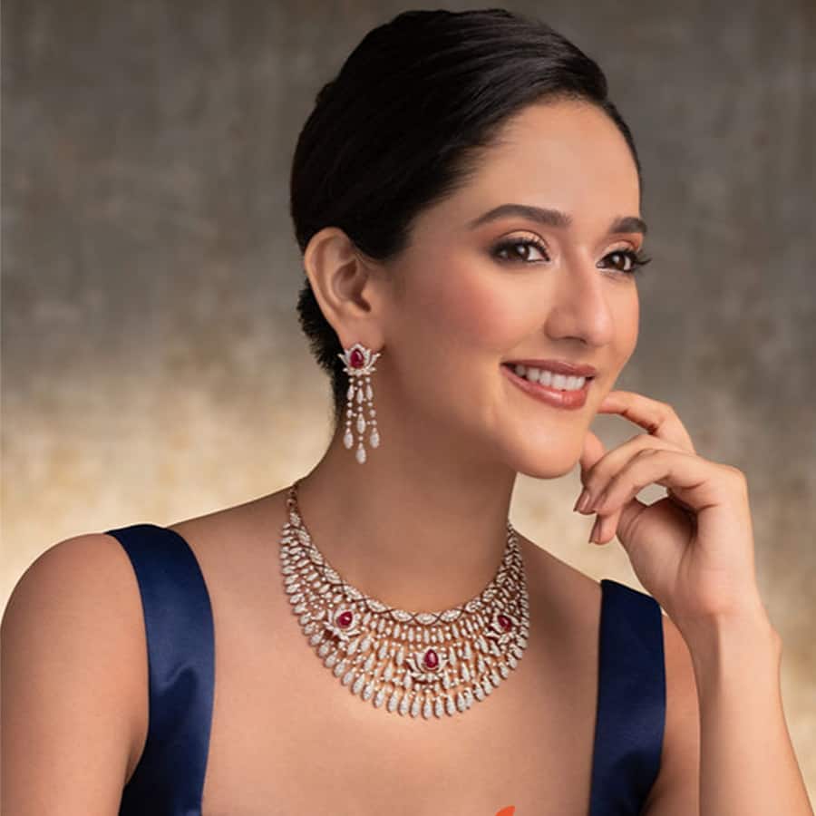 Padma Chandrika Diamond Drop Earrings