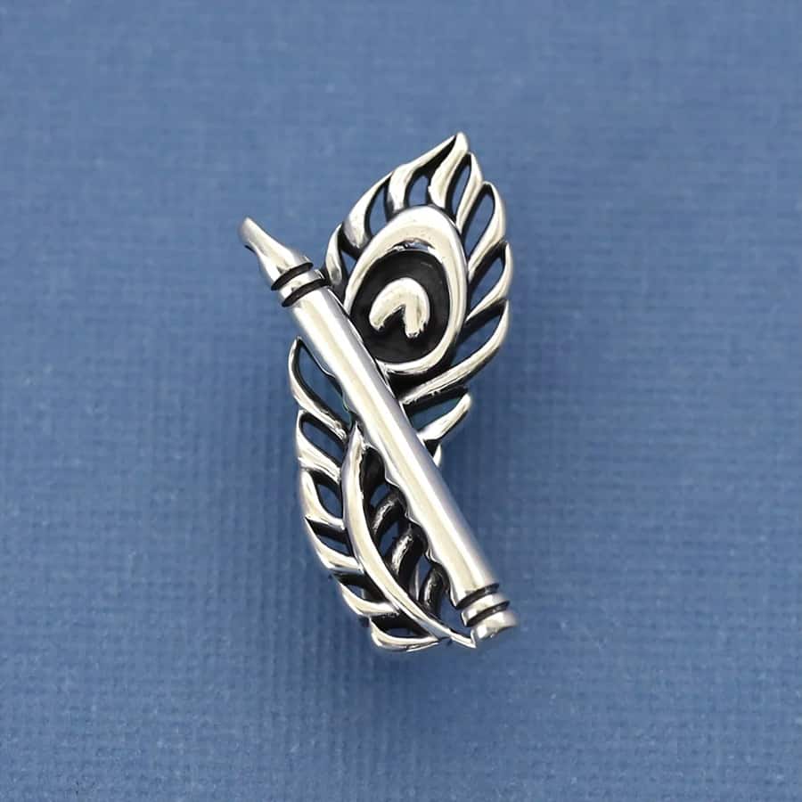 Krishna Murali Silver Pendant