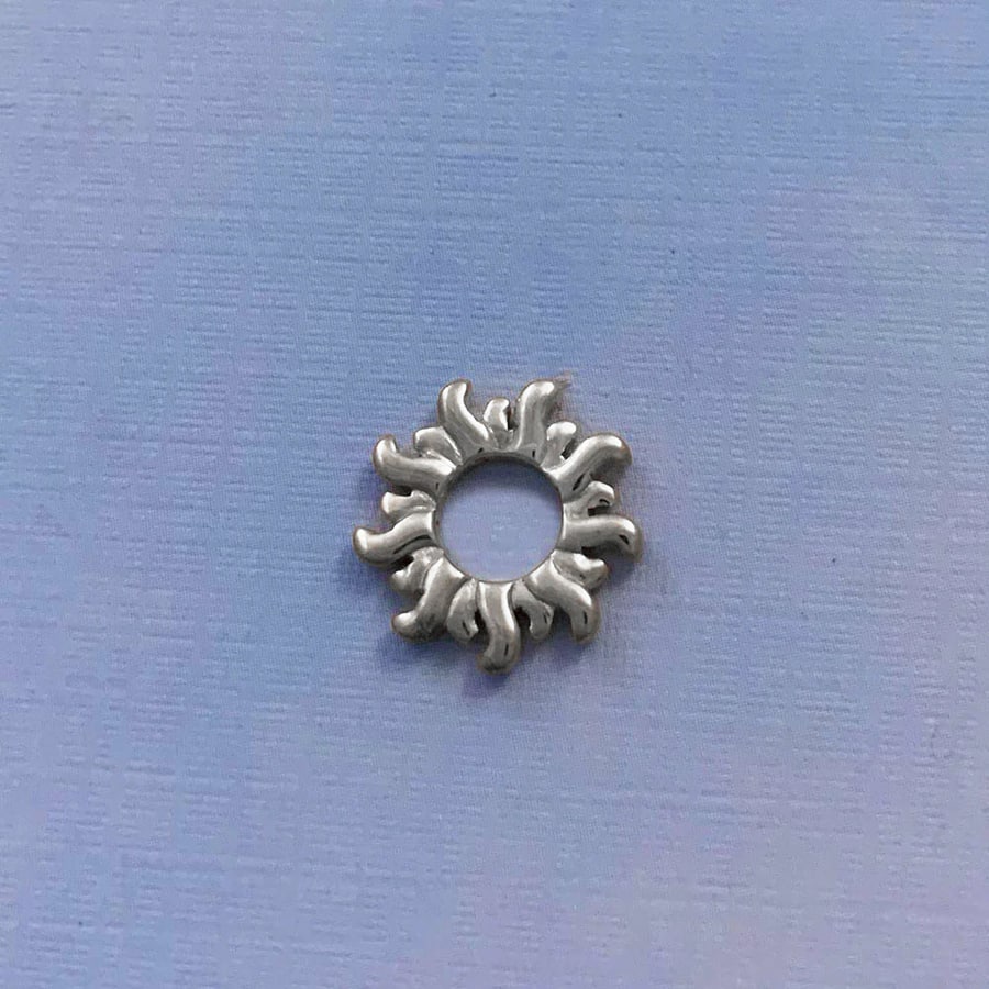 My Little Sun Silver Floating Pendant