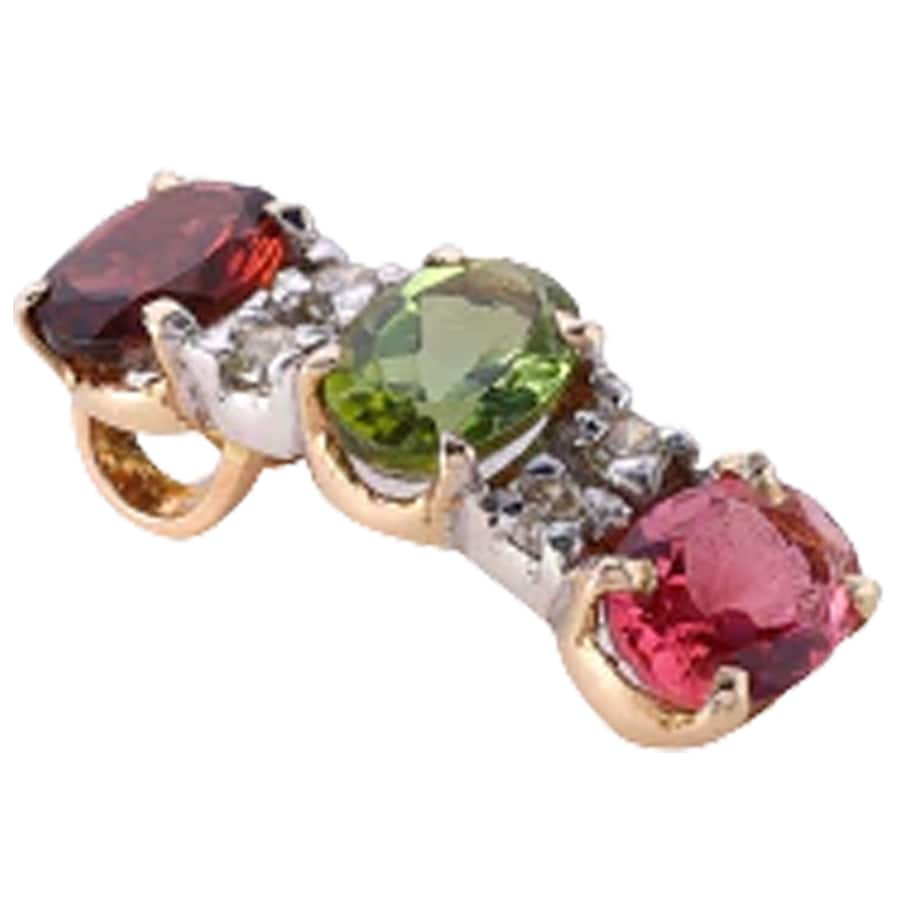 The Trio Gemstone Pendant