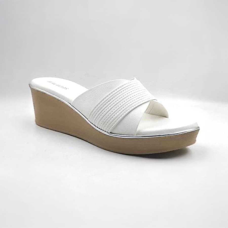 Balujas Women's Peach Wedge Heel