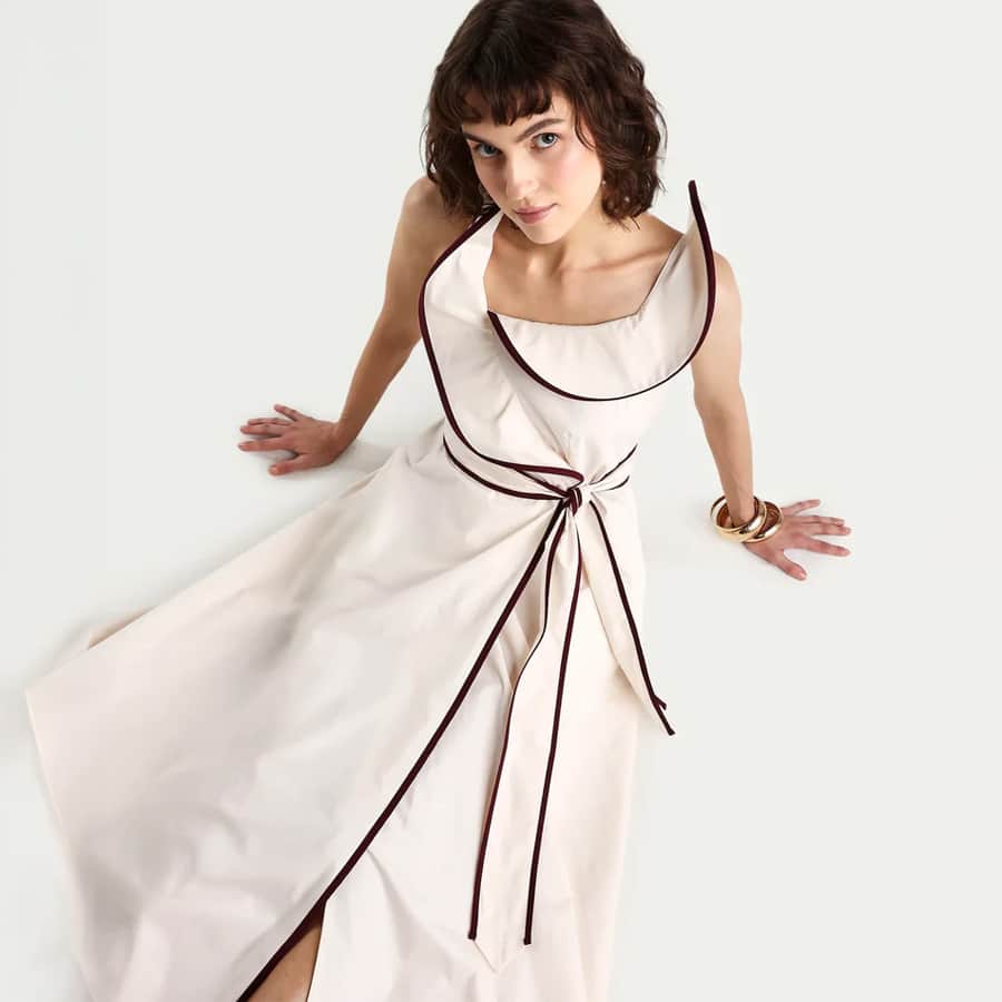 ASHEN - BEIGE | SLEEVELESS MIDI DRESS