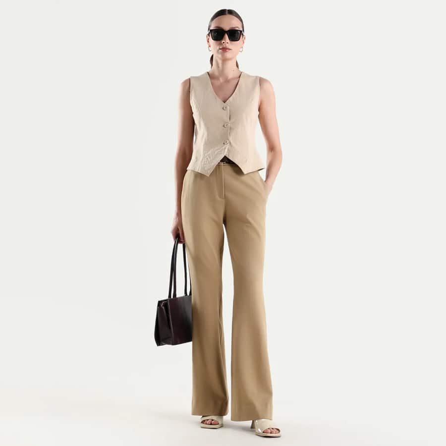 FRARE - KHAKI | FORMAL BOOTCUT TROUSER
