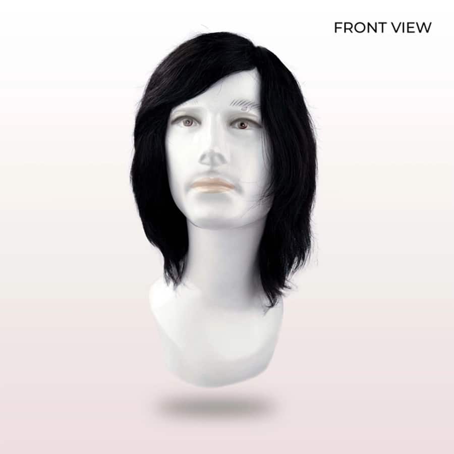 Premium Monofilament Men's Wig with Full PU Border