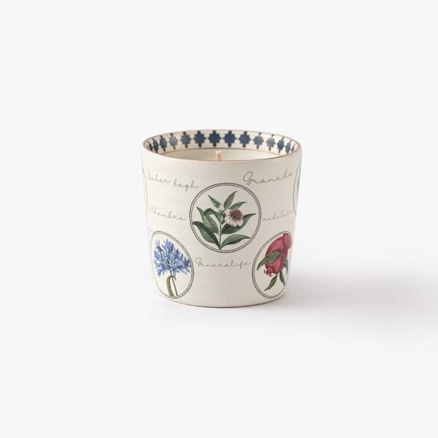 Al-Andalus Ceramic Candle- Ruh Fiza