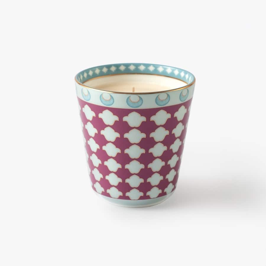 Jaipur Rose Chand Ceramic Candle