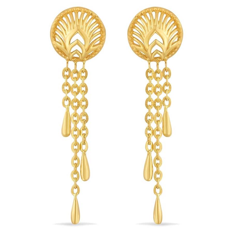 Exquisite 22 Karat Gold Earrings