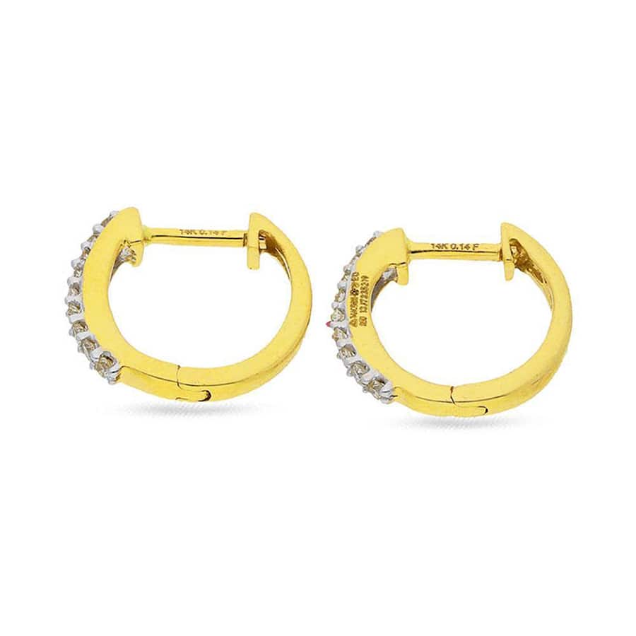 Luxe Diamond Hoops earrings