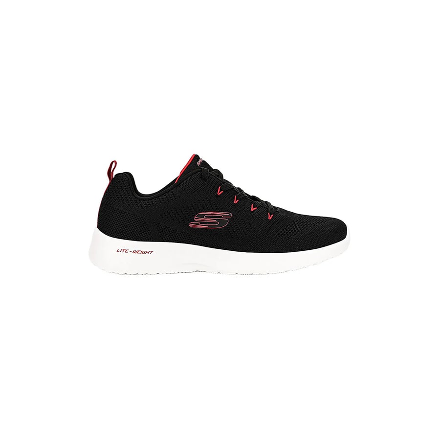 Skechers Black Men Dynamight Lace Up Sneakers