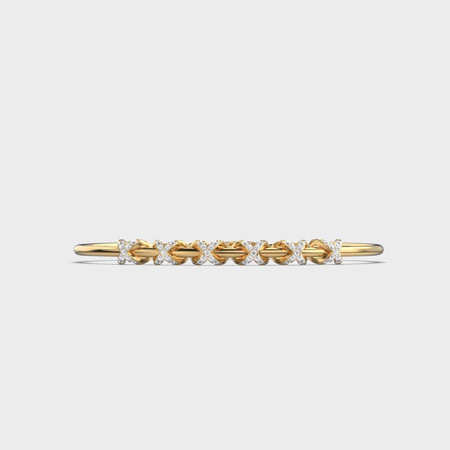 Designed in Contrast Diamond Bracelet