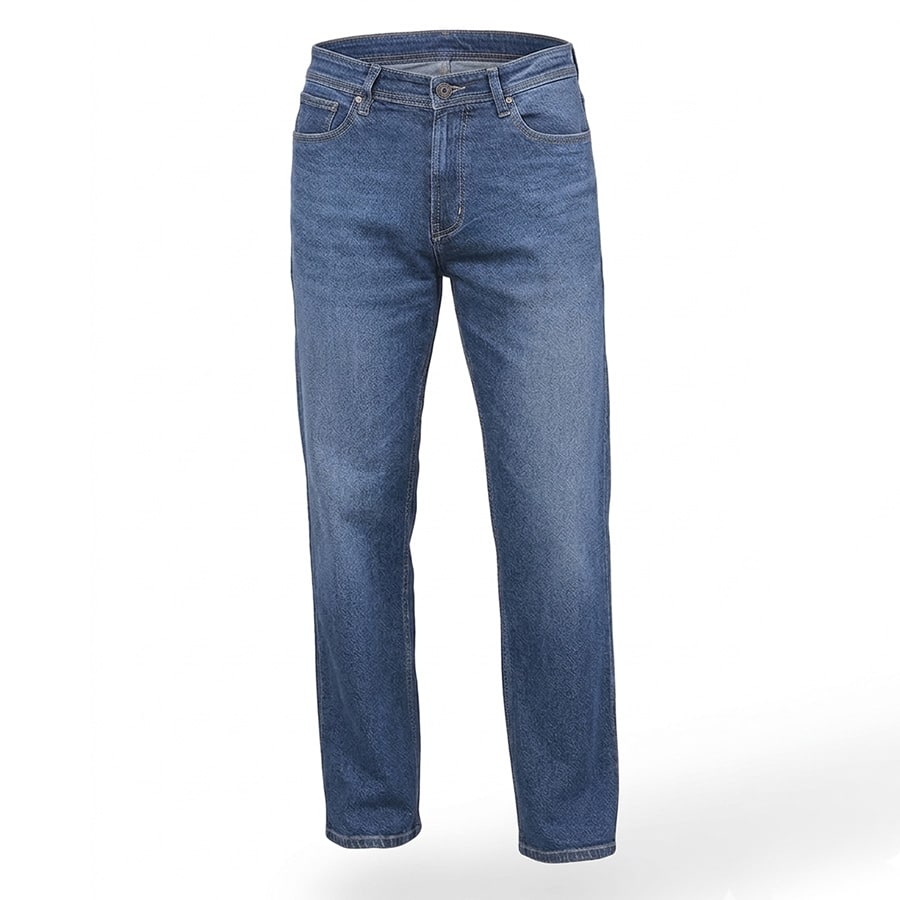 Men’s Blue High-Rise Loose Fit Sustainable Jeans