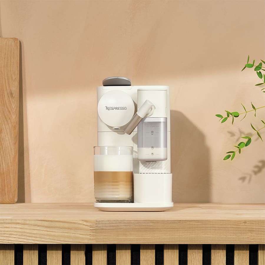 Lattissima One Porcelain White Coffee Machine