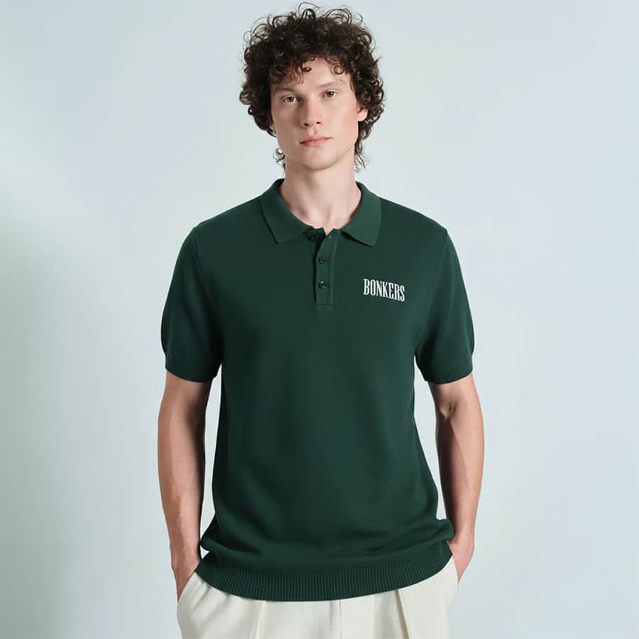 Olive Signature Knit Polo
